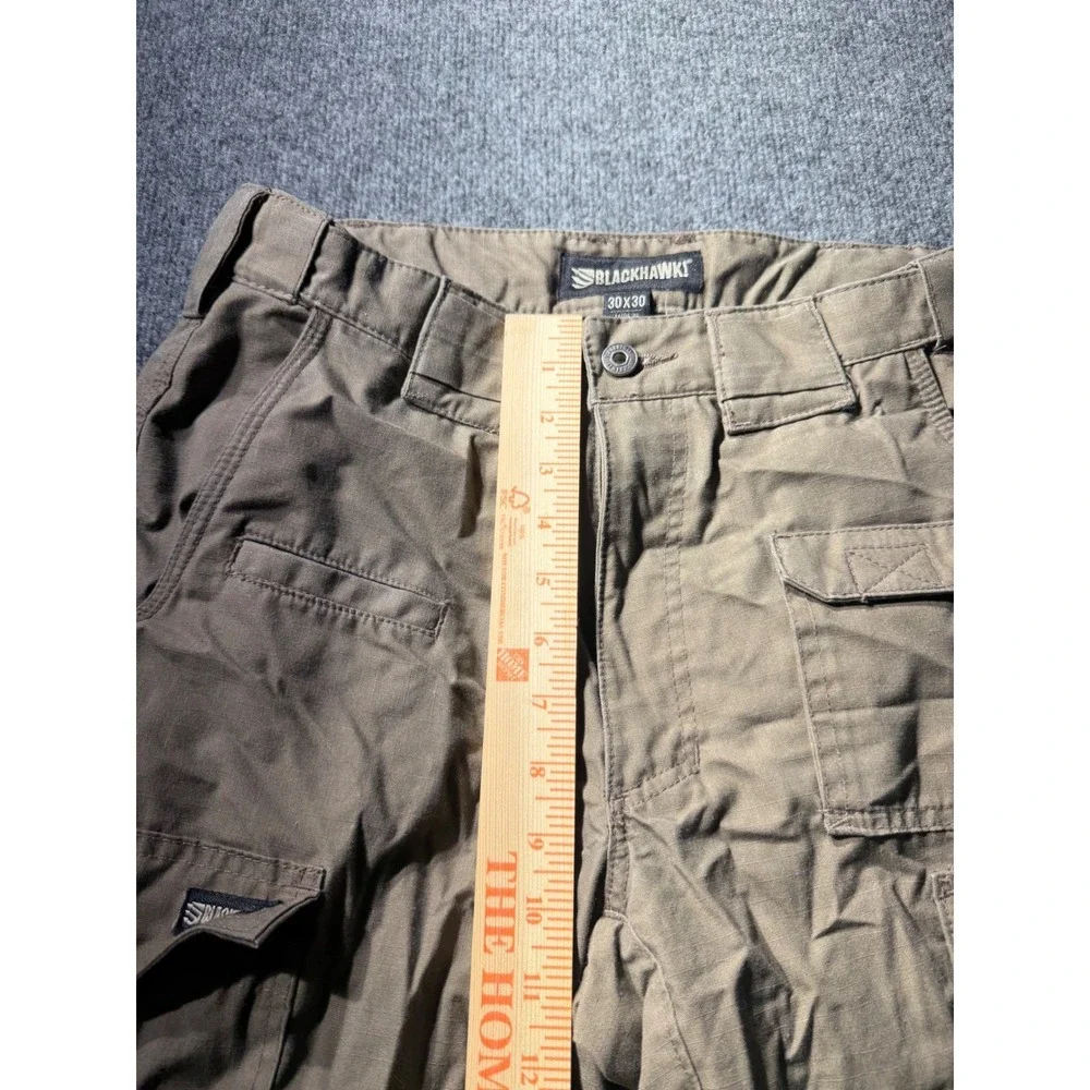 Blackhawk Pursuit Tactical Pants Mens 30x30 Khaki Brown Ripstop Cargo TP01
